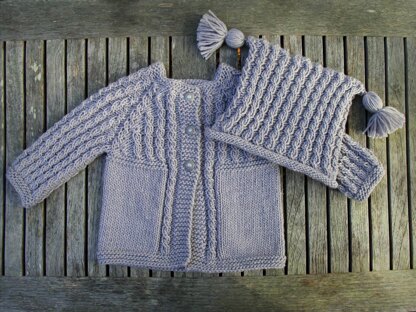 Greywater Cardigan & Cap