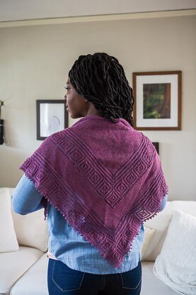 Drip Diamond Shawl