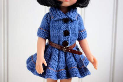 12 inch Doll Jean Dress