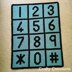 Number Pad Blanket