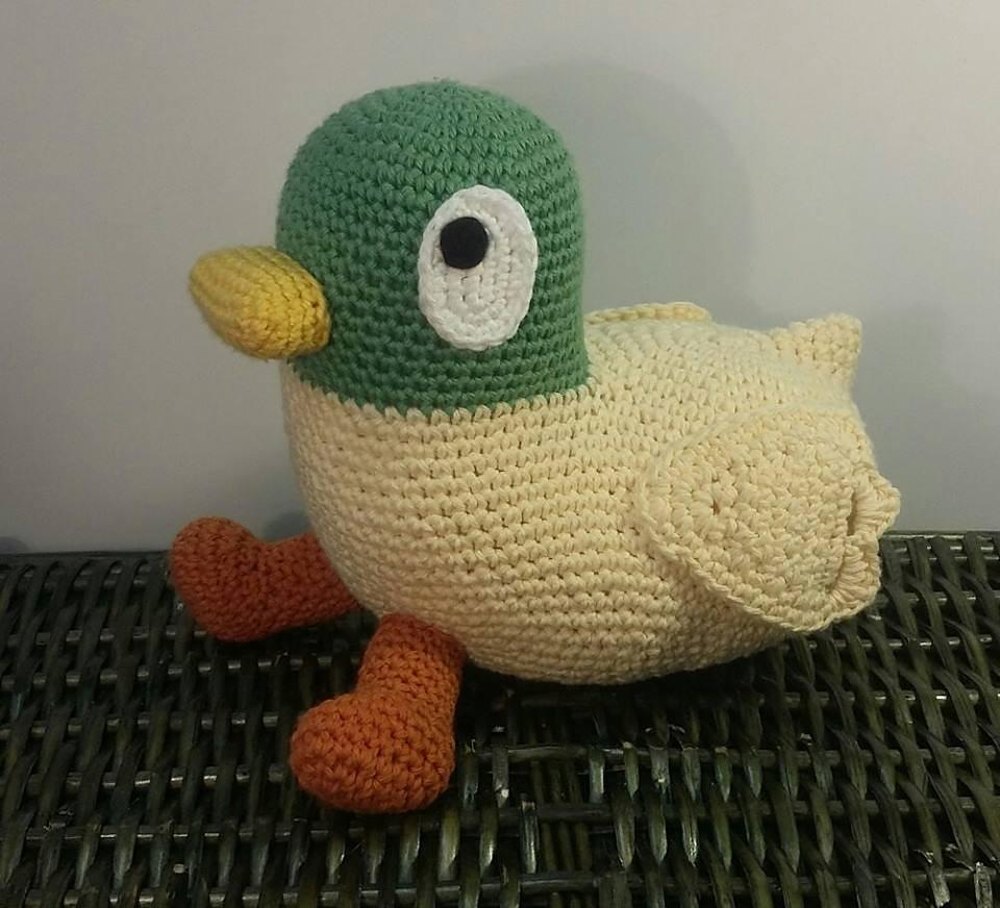 Crochet Duck Bag PATTERN Amigurumi Duck Plush Crochet Purse 