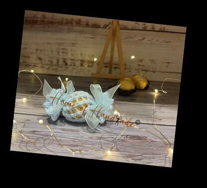 Sweetie Chocolate Wrapper Favour Ferrero Rocher Cover Knitting Pattern