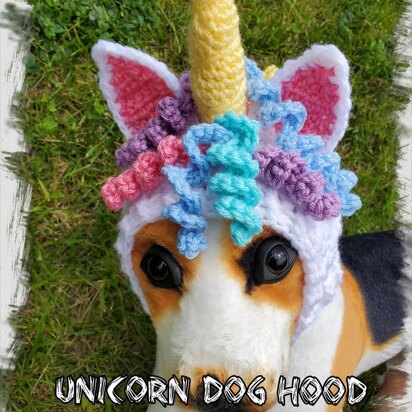 Unicorn Dog or Cat Hood