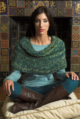 Shawl in Plymouth Yarn Spago - F537