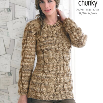 Sweaters in King Cole Super Chunky - 4069 - Downloadable PDF