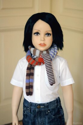 Jackie kids unisex knit scarf