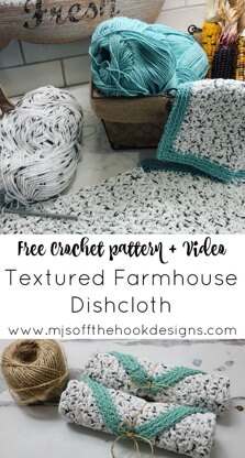 Rustic Farmhouse Dishcloth