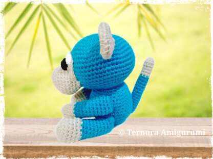 Crochet pattern Benn the monkey