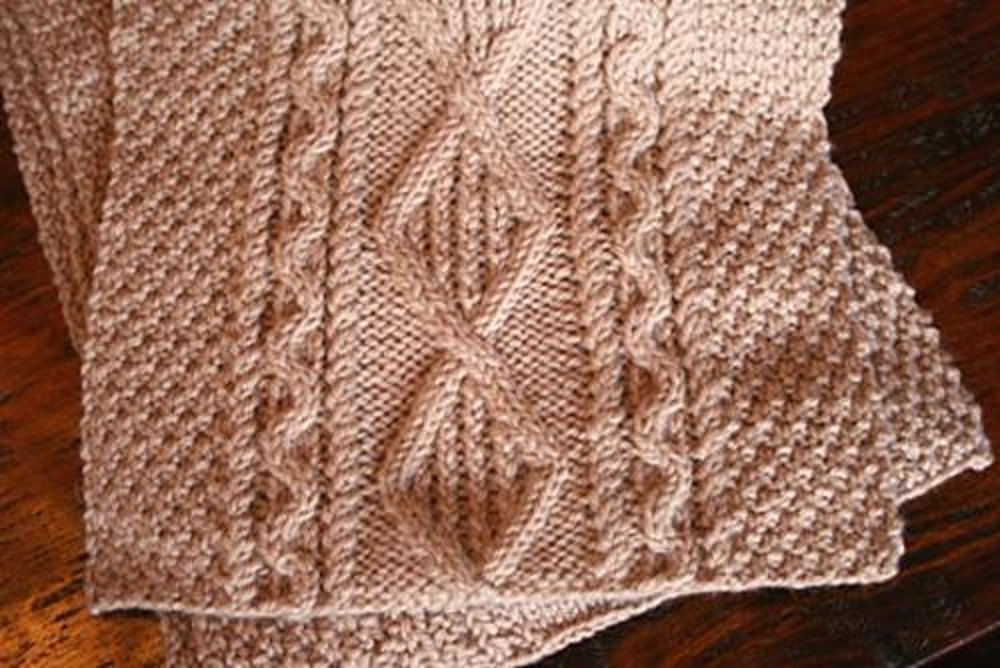 Aran shawl clearance knitting pattern