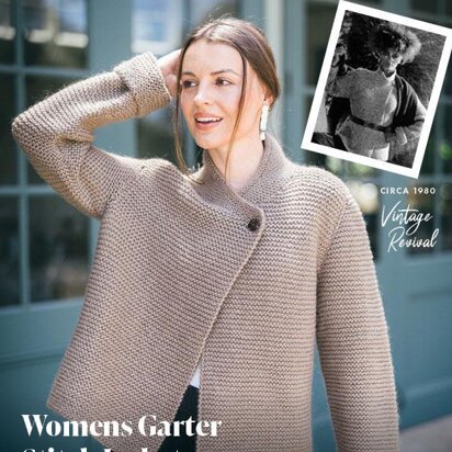 2227 Garter Stitch Jacket