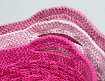 Woven Style Crochet Basket