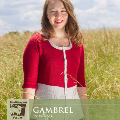 Gambrel Cardigan in Juniper Moon Findley - Downloadable PDF