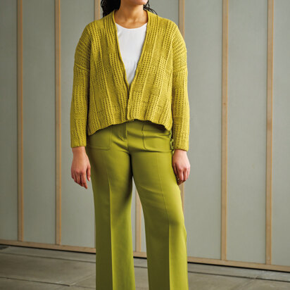 Pumice Cardigan in Rowan Merino Aria - ZB326-00004-DEP - Downloadable PDF