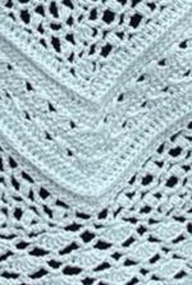 Lacy feature V crochet top