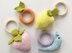 Knit Summer Baby Teething Toy Pattern Set