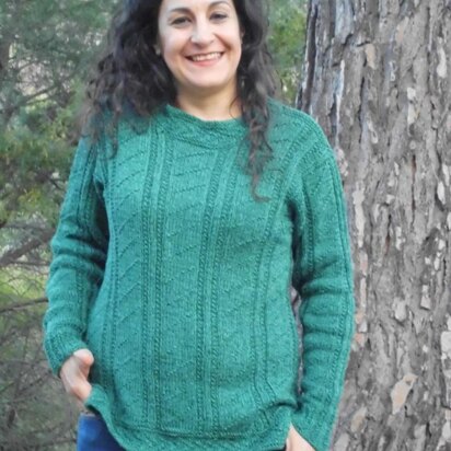 PERGUSA, cotton lady sweater