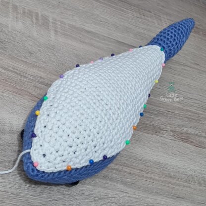 Shane the Shark - UK Terminology - Amigurumi