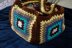 Granny square beach bag