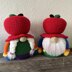 Apple Hat Back to School Gnome Amigurumi