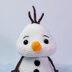 Cuddle Olaf snowman amigurumi crochet pattern