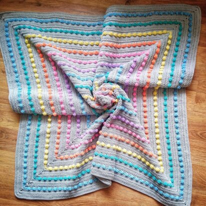 Spiral Bobble Blanket