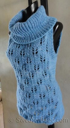 #126 Malabrigo Sleeveless Cowl Neck Sweater