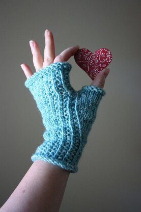 Belgique Fingerless Mittens Mitts