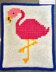 Flamingo bobble Stitch pattern by Melu Crochet