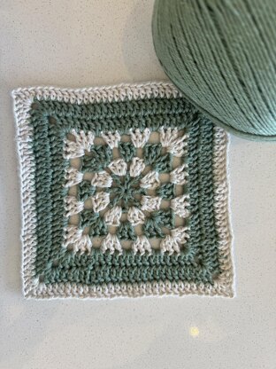 Moss and Mist Granny Square