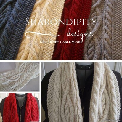 Killarney Cable Knit Scarf