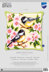 Vervaco Birds and Blossoms Cushion Front Chunky Cross Stitch Kit - 40cm x 40cm