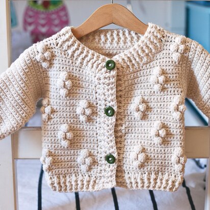 Cotton Flower Cardigan