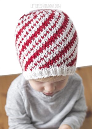 Peppermint Candy Cane Hat
