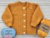 Jennifer Baby Cardigan 16" to 20" chest size. Approx 0-9mths