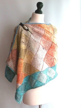 Noro entrelac wrap