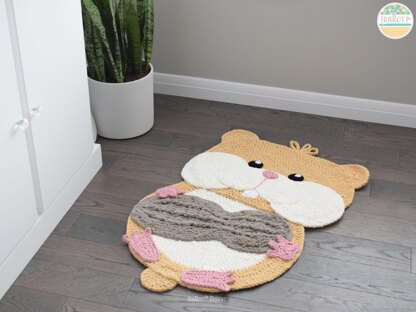 Peanut The Hamster Rug