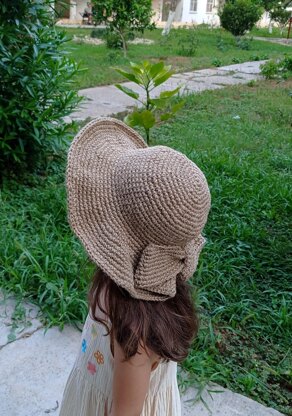 Crochet Coquette Sun Hat Pattern