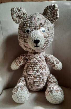 Marshmallow the Teddy Bear Crochet Pattern