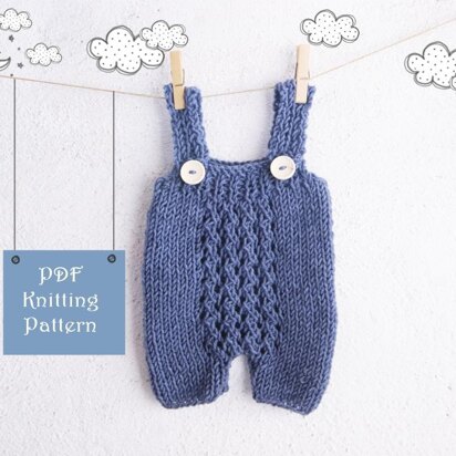 Deea baby knit romper with legs