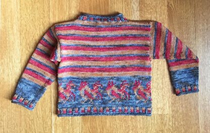 Galletto Year of the Rooster Child's Pullover