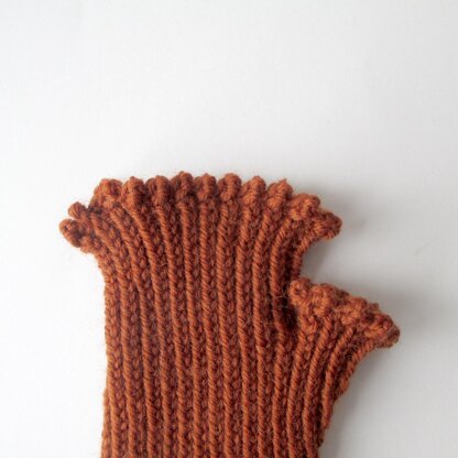 Corduroy Button Mitts