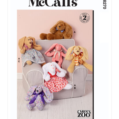 McCall's Bunny and Dresses M8270 - Sewing Pattern