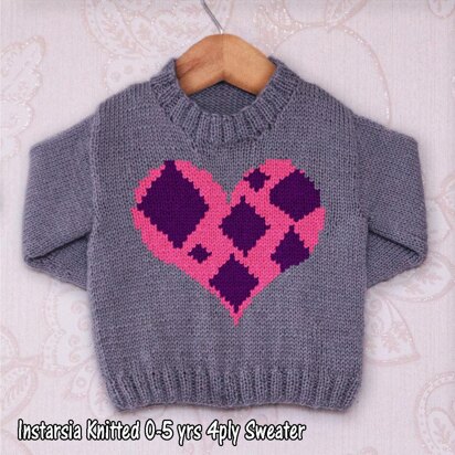 Intarsia - Heart of Diamonds - Chart Only