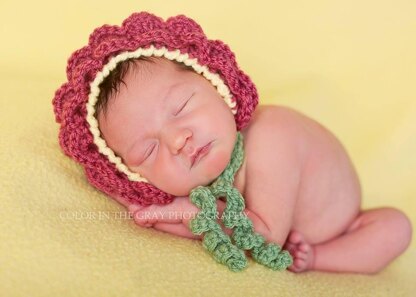 Flower Baby Bonnet