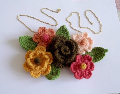 Bouquet Flower Necklace