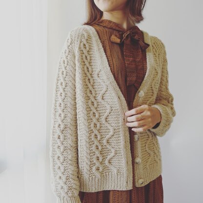 Cabled Cardigan