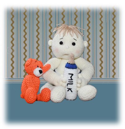 Baby Ollie Amigurumi Doll
