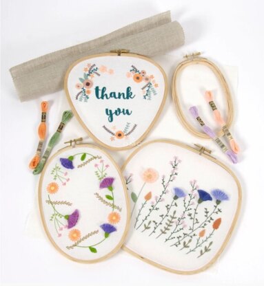 4 inch Wooden Embroidery hoop | 10 cm hoop with rounded edges