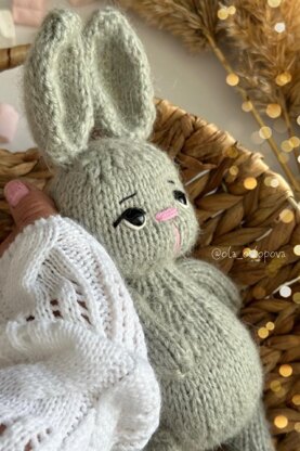 Knitting Pattern Little Bunny toy