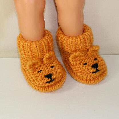 Baby Teddy Bear Booties